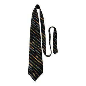 Vintage Tango by Max Raab Silk Tie – Early Fountain Pens Novelty Necktie